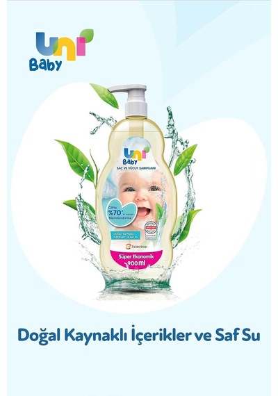Tr Bebek Bakım Seti Bebeksi Kokular Kolonya 3 150 Ml Şampuan 3 900ml