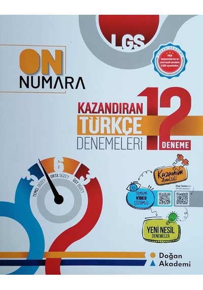 Doğan Akademi 8. Sınıf LGS On Numara Türkçe 12'li Deneme