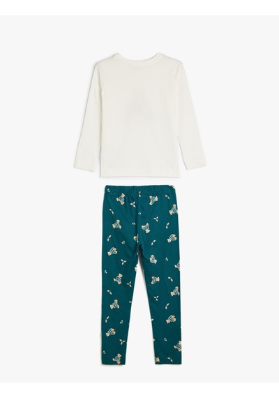 Koton Ayıcık Desenli Uzun Kollu Pamuklu Pijama Takımı Yeşil Desenli 5wlm40020mk Yeşil Desenli Yeşil Koton Ayıcık Desenli Uzun Kollu Pamuklu Pijama Takımı Yeşil Desenli 5wlm40020mk Yeşil Desenli Yeşil