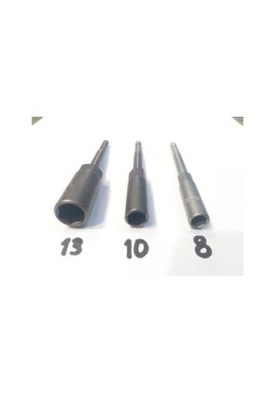 3 Lü 8 Mm 10 Mm 13 Mm Bits Derin Lokma Chrome Vanadıum