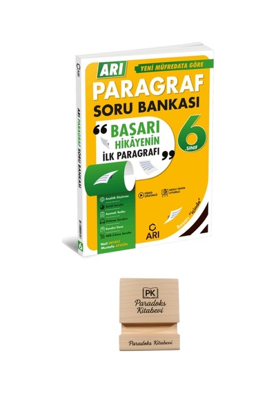 Arı 6. Sınıf Paragraf Soru Bankası + Telefon Standı
