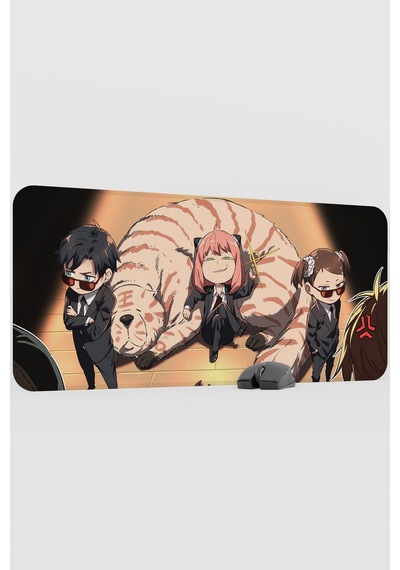 Spy Family Anime V4 - 90x40 Xxl Gaming Kauçuk Kaymaz Taban Mouse Pad Fare Altlığı