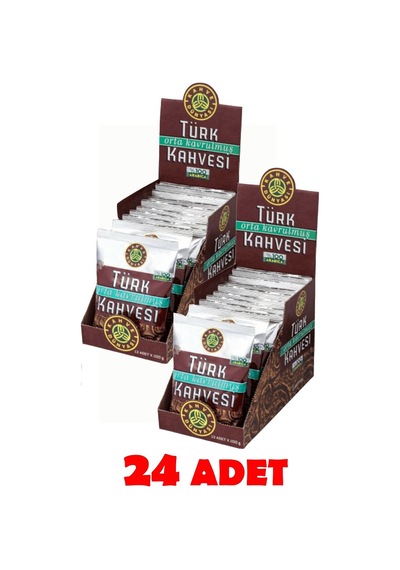 Orta Kavrulmuş Türk Kahvesi 24 Adet 2x12 Diğer