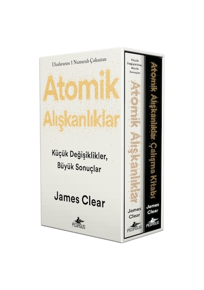 Atomik Alışkanlıklar Kutulu Özel Seti 2 Kitap James Clear Atomik Alışkanlıklar & Çalışma Kitabı