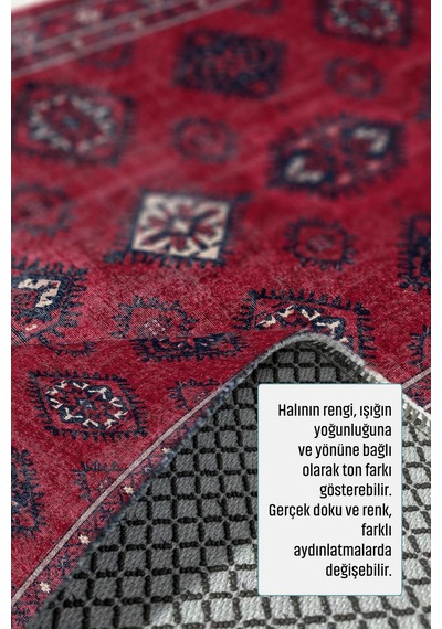 Dekoratif Halı Kaymaz Taban Leke Tutmaz Yıkanabilir Kilim Özel Ölçü Salon Halısı 3040