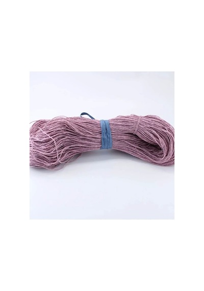 Koyu Lila Renk Çile Kağıt İp Çanta Ipi Supla Ipi No:82 - 550-600 Gr 000 Açık Krem