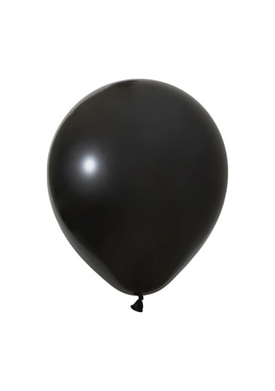 18 İnç Siyah Jumbo Büyük Boy Balon 45 Cm