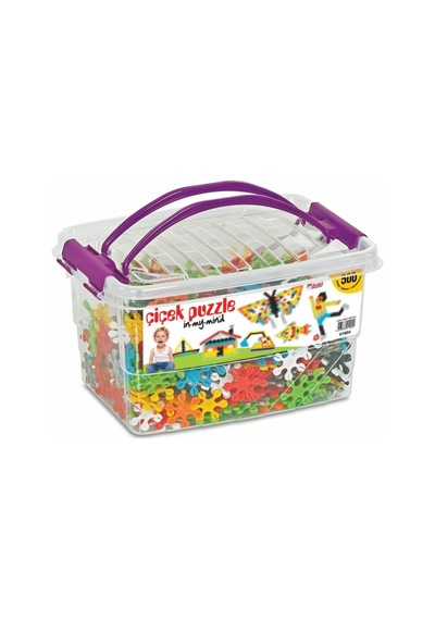 01904 Çiçek Puzzle Box 500pcs Çok Renkli