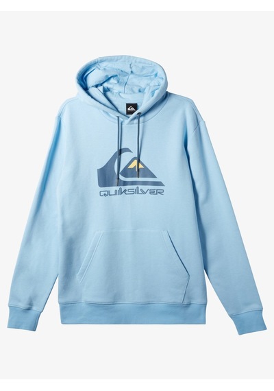 Quiksilver Big Logo Hood Erkek Swearshirt-25130 Açık Mavi