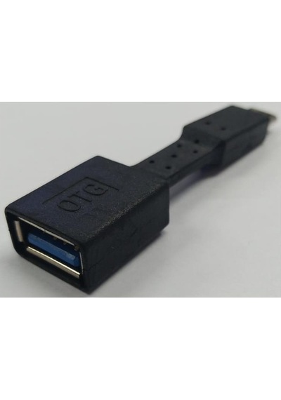 Usb Type-c Yassı Otg Kablo - Siyah