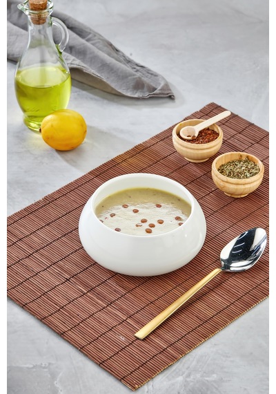 6'lı Porselen Çorba Ve Tatlı Kasesi 14x6 Cm Şık Servis Ve Sunum Kasesi Beyaz - 756978148 Beyaz