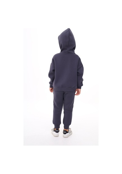 Toontoy Kids Toontoy Erkek Çocuk Nakışlı Eşofman Takım Füme