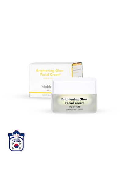 Muldream Brightening Glow AHA ve C Vitamini içeren Yüz Kremi 50 ML