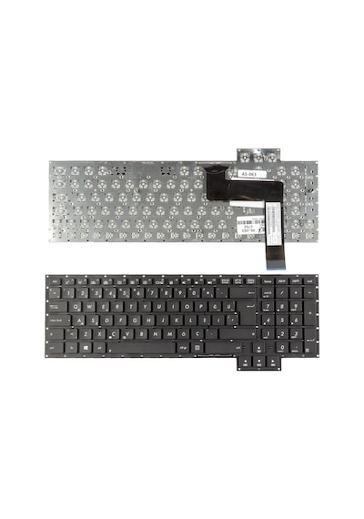 Asus G750Jw-Db71 Uyumlu Notebook Klavye Siyah Tr