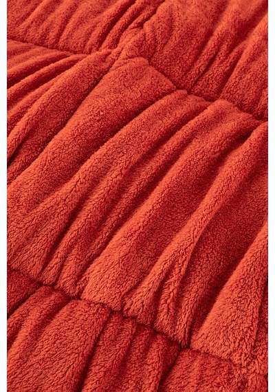 Battal Wellsoft Yorgan Çift Taraflı Yastık Kılıflı 215x235 Cm Turuncu