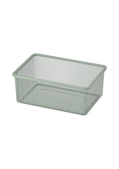 Ikea Açık Yeşil Pratik Saklama Kutusu 42x30x10 Cm Oyuncak Düzenleyici Çocuk Odası Açık Yeşil-gri