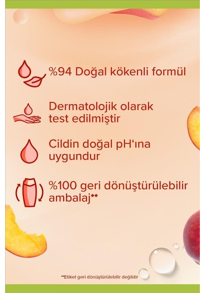 Palmolive Smoothies Şeftali 450 Ml Duş Jeli X4 Şeftali