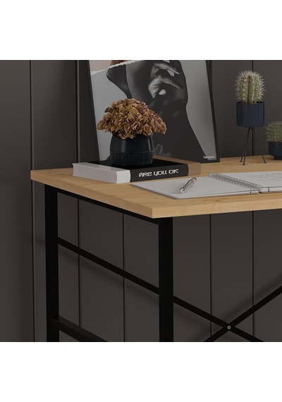 Asra Trend Safir Meşe Desen Metalçm02 Metal Çalışma Masası 90x60 Cm Endüstriyel Bilgisayar Masası X Çapraz Dest Çok Renkli Asra Trend Safir Meşe Desen Metalçm02 Metal Çalışma Masası 90x60 Cm Endüstriyel Bilgisayar Masası X Çapraz Dest Çok Renkli