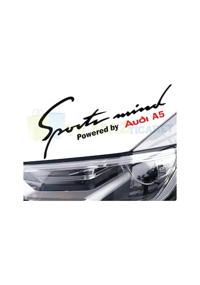Audi A3 A5 A4 A6 Sport Mind Far Kaput Tampon Oto Sticker Etiket