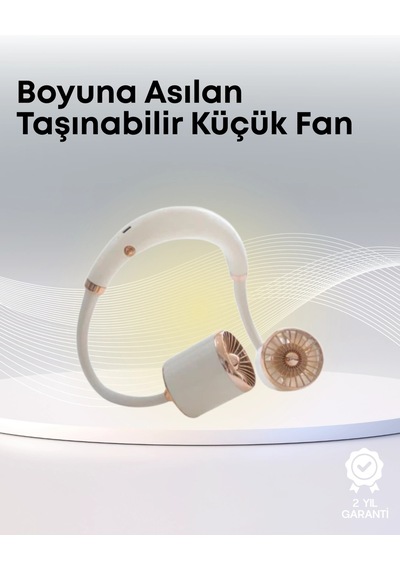 Mey İthalat Yazlık Taşınabilir Sessiz Boyun Fanı 3 Kademe Hız Ayarlı