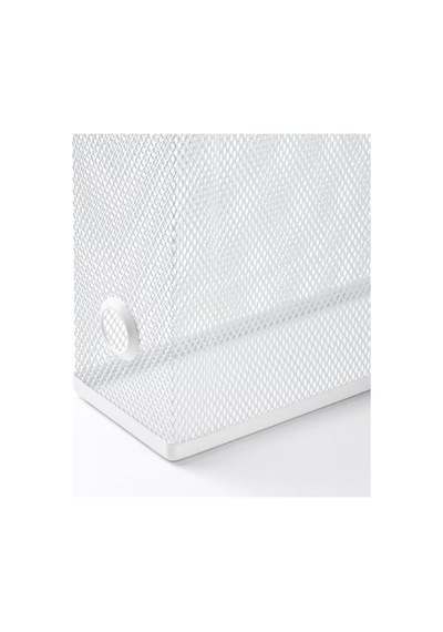 Ikea Drönjöns Metal Masaüstü Dosyalık Organizer, 2'li Set, Beyaz Genel