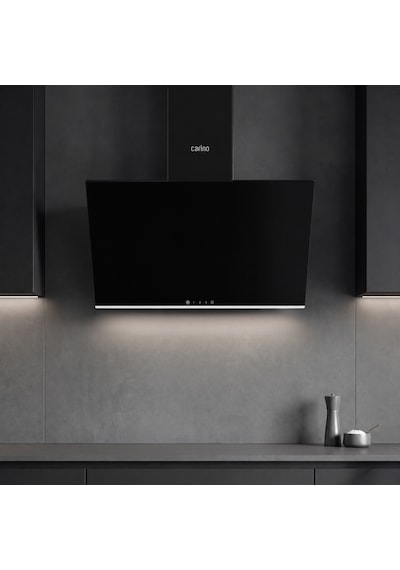 Carino 4 Fonksiyon Dijital Siyah Power Turbo 3'lü Emaye Ocaklı Ankastre Set Fırın+Ocak+Davlumbaz