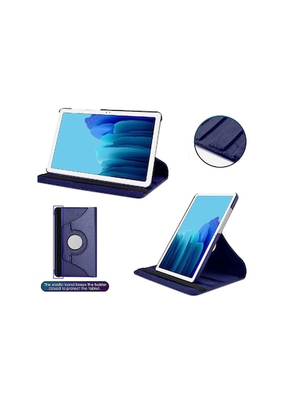 Samsung Galaxy Tab S6 Lite 10.4 Sm-p610 / Sm-p620 360 Dönerli Tablet Kılıfı Ekran Koruyucu Arka Kapak