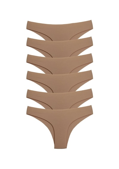 Bonbonetti Chocolate Baby & Kids Bonbonetti Kadın Lazer Dikişsiz Seamless  6Lı Ten Kadın Külot Ten Rengi