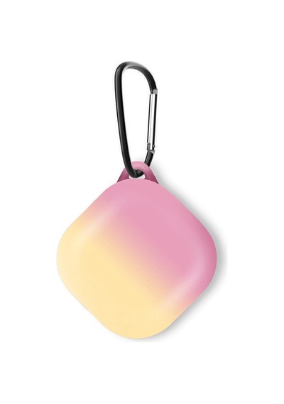 Caseonn Samsung Uyumlu Galaxy Buds Fe - Buds Core Kılıf Duo Aurora Koruma Pembe Sarı