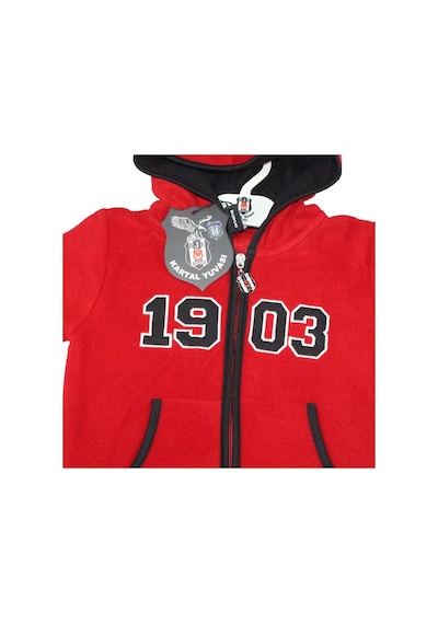 Beşiktaş Forma Çocuk Kapşonlu Polar Sweat