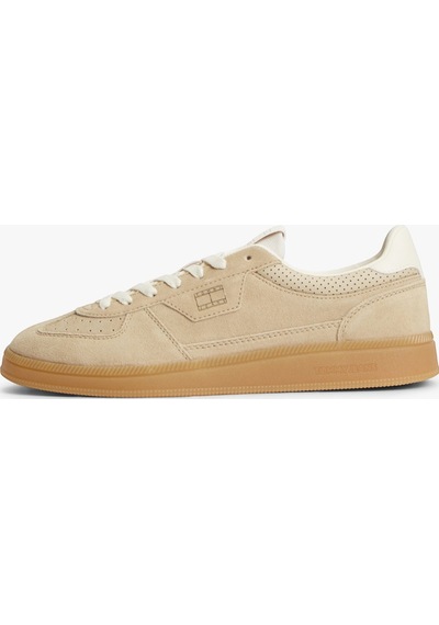 Tommy Hilfiger The Greenwhch Edge Suede Erkek Bej Sneakers - Em0em01732