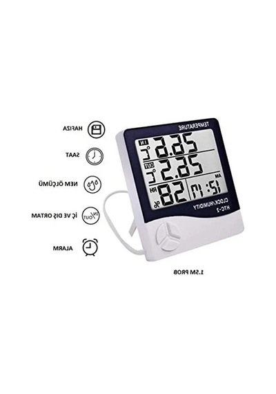 Dijital Termometre, Isı Ve Nem Ölçer, Htc-2 Modeli