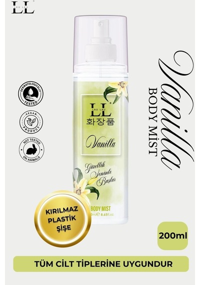 Warm Vanilla & Gourmet Sensations Yüksek Kalıcılıklı Vücut Parfümü & Body Mist 200 Ml