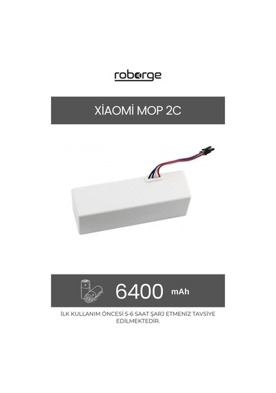 Xiaomi Vacuum Mop 2c Xmstjqr2c Robot Süpürge Uyumlu Batarya 6400 Mah - Muadil Ürün