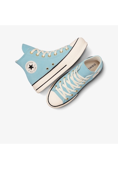 Converse Chuck Taylor All Star Lift Kadın Mavi Süet Platform Sneaker