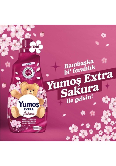Yumoş Extra Çamaşır Yumuşatıcı Sakura 1440 Ml Diğer