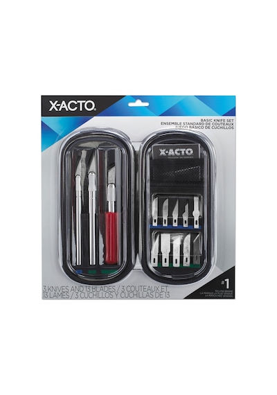 X-acto Set 3 Bıçak + 13 Keşfi Bıçaklar Çelik