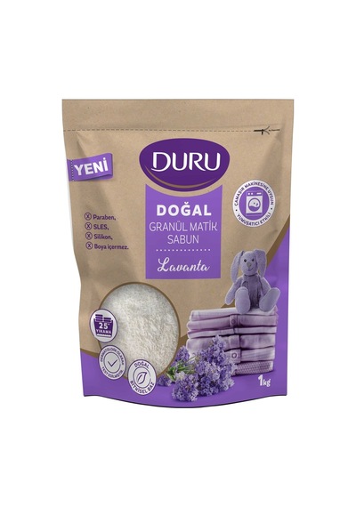 Duru Granülmatik 1 Kg Lavanta Sabun Tozu Çamaşır Deterjanı Tarı