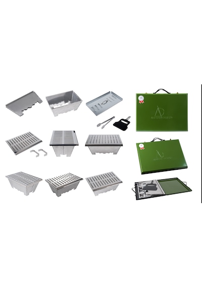 Artera Desıgn Artera Metal Çantalı Slim Mangal Çelik