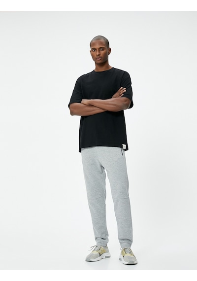 Koton Jogger Eşofman Altı Beli Bağcıklı Dikiş Detaylı Fermuar Cepli Gri Melanj 4sam40040nk Gri Melanj Koton Jogger Eşofman Altı Beli Bağcıklı Dikiş Detaylı Fermuar Cepli Gri Melanj 4sam40040nk Gri Melanj