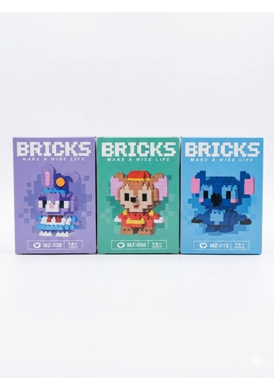 Sepexa Bricks Mikro Blok 3 Lü Set Mz-038, Mz-056 Ve Mz-015 Özel Koleksiyon