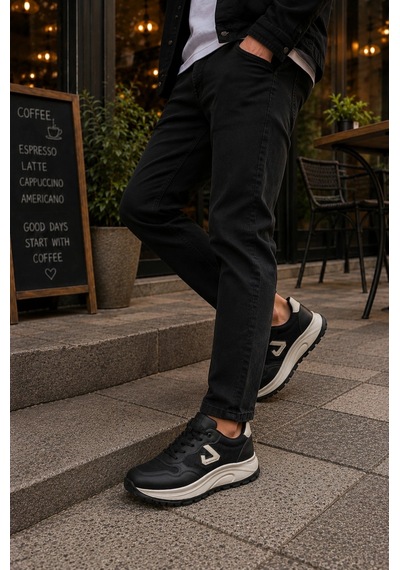Ht Hotin Mamba Erkek Günlük Spor Ayakkabı Bağcıklı Rahat Tabanlı Casual Sneaker Siyah-bej Siyah - Bej Ht Hotin Mamba Erkek Günlük Spor Ayakkabı Bağcıklı Rahat Tabanlı Casual Sneaker Siyah-bej Siyah - Bej