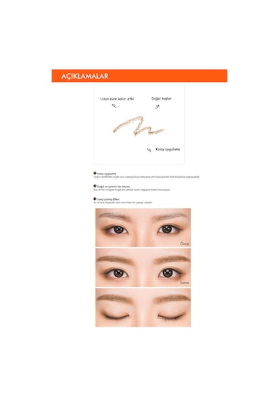 Missha Perfect Eyebrow Styler Uzun Süre Kalıcı Asansörlü Kaş Kalemi Light Brown