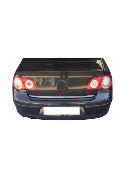 Volkswagen Passat B6 2005-2011 Krom Bagaj Alt Çıtası N11.44