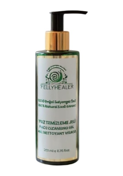 Salyangoz Özlü Yüz Temizleme Jeli, Tüm Cilt Tipleri İçin, Onarıcı Ve Nemlendirici, 200 Ml, Sülfat İçermeyen,