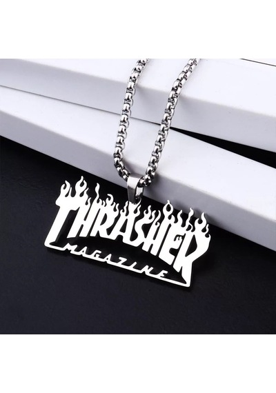 Thrasher Kolye Paslanmaz Çelik