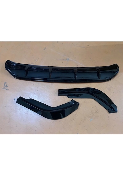 Honda City 2020+ Uyumlu İthal Pianoblack Siyah Difüzör + Flap Set