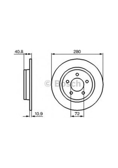 Bosch 0986479181 Arka Fren Aynası Düz Mazda Iıı 2.0 10 03 Mazda V Crenault 19 1.8 2.0 2.0cd 03 05 C25y26251c