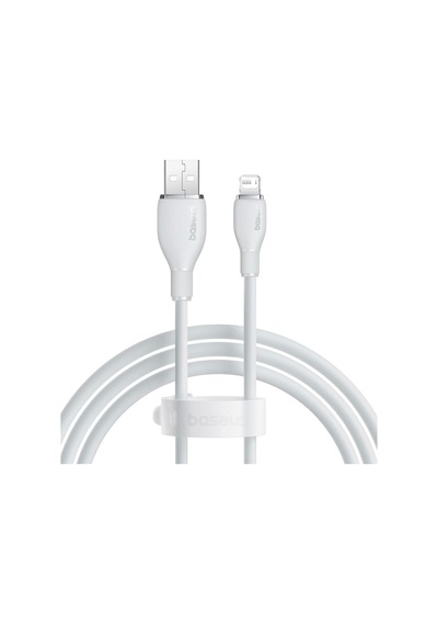 Pudding Hızlı Şarj Özellikli Lightning Kablo 2.4a, 1.2 Metre, Beyaz