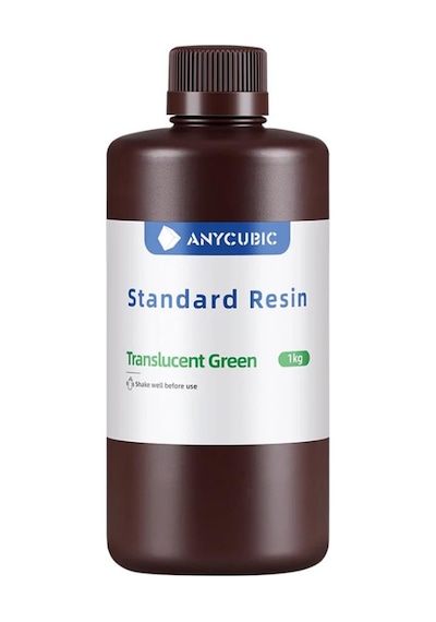Anycubic Standart Uv Reçine 1kg Şeffaf Yeşil